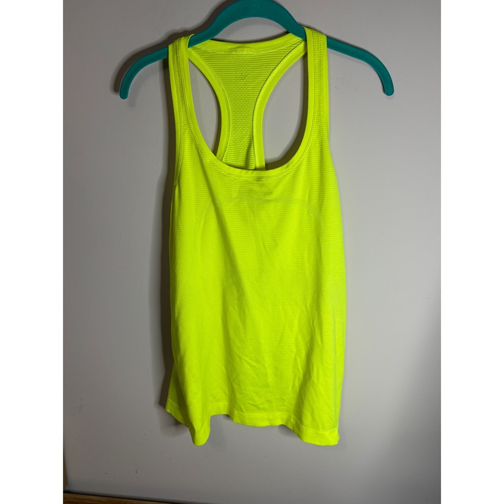 Lululemon Swiftly Tech Racerback Tank Top 2.0 Neon Yellow Electric‎ Lime Womens